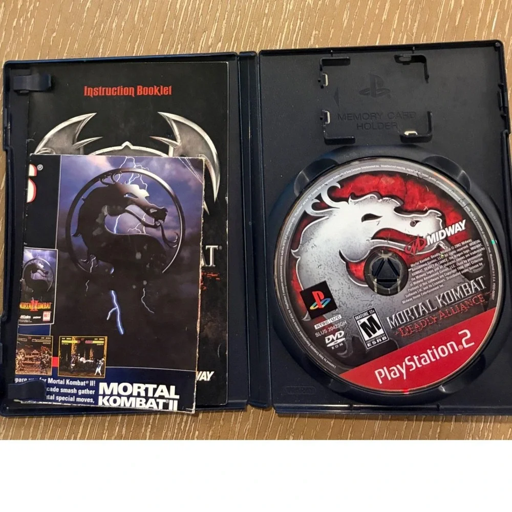 Mortal Kombat Deadly Alliance (Sony PlayStation 2 PS2, 2002) Complete, Untested